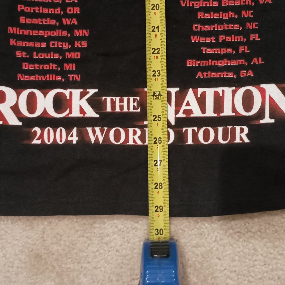 KISS "Rock The Nation 2004 World Tour" T Shirt Great Condition, Size L - Picture 5 of 5